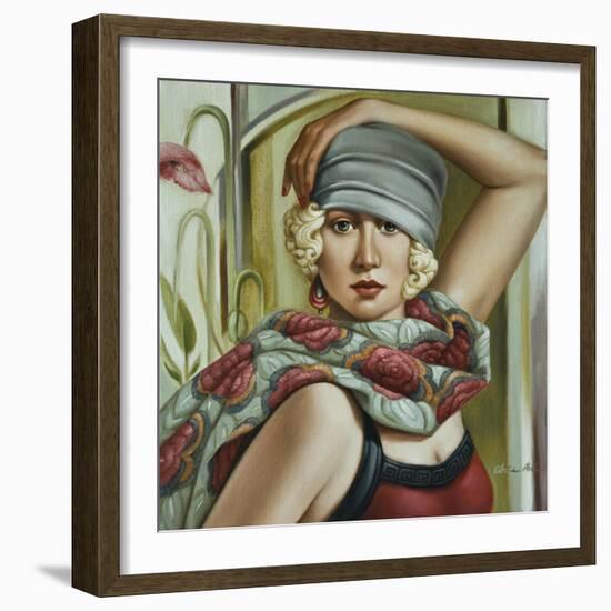 Grey Cloche-Catherine Abel-Framed Giclee Print