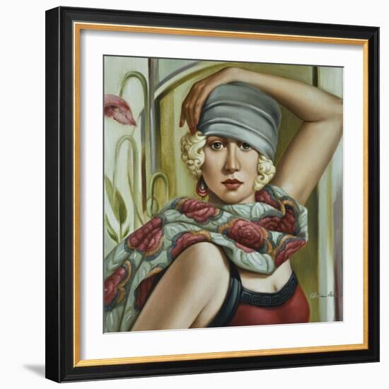 Grey Cloche-Catherine Abel-Framed Giclee Print