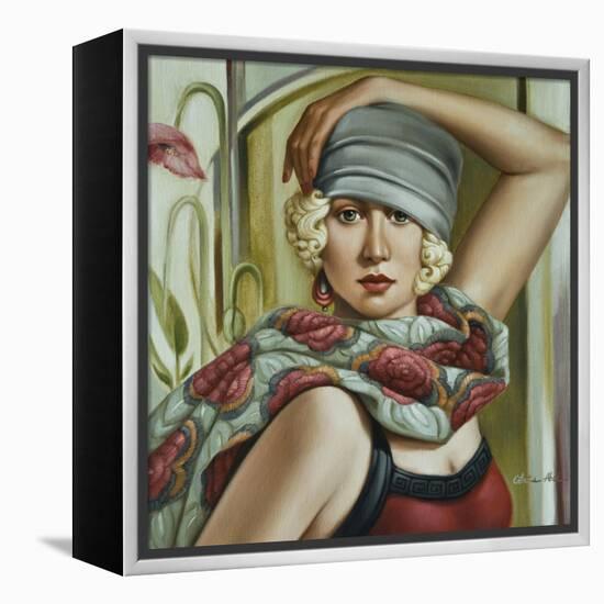 Grey Cloche-Catherine Abel-Framed Premier Image Canvas