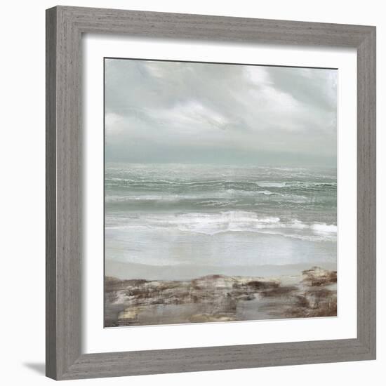 Grey Dawn-Gold Caroline-Framed Art Print