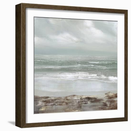 Grey Dawn-Gold Caroline-Framed Art Print