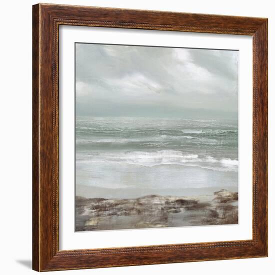 Grey Dawn-Gold Caroline-Framed Art Print