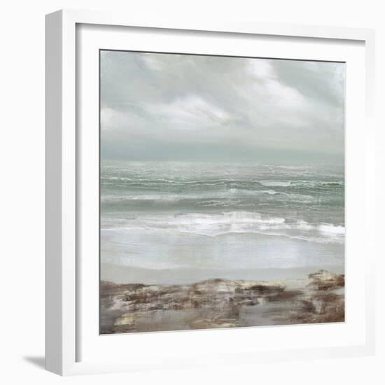 Grey Dawn-Gold Caroline-Framed Art Print