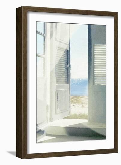 Grey Doors-Noah Bay-Framed Art Print