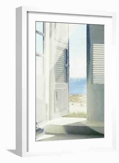 Grey Doors-Noah Bay-Framed Art Print