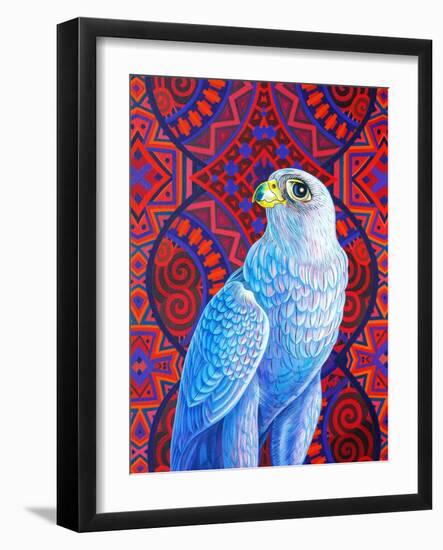 Grey falcon-Jane Tattersfield-Framed Giclee Print
