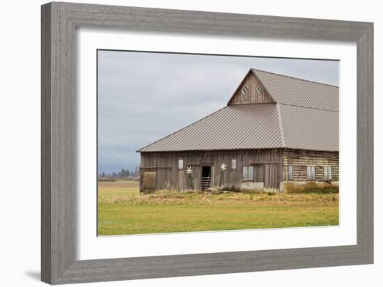 Grey Flower Barn-Dana Styber-Framed Photographic Print