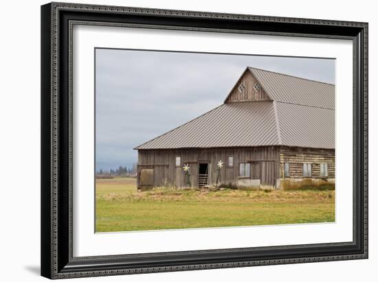 Grey Flower Barn-Dana Styber-Framed Photographic Print