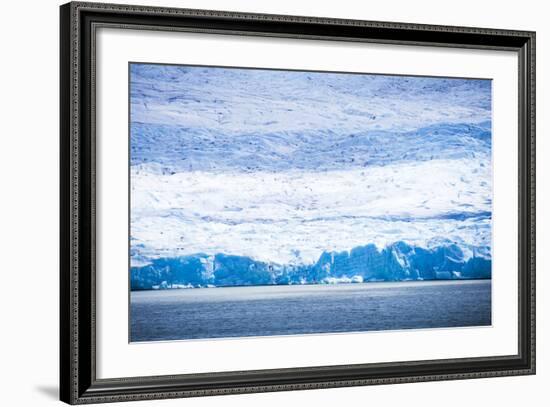 Grey Glacier (Glaciar Grey), Torres Del Paine National Park, Patagonia, Chile, South America-Matthew Williams-Ellis-Framed Photographic Print