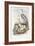 Grey Heron (Ardea Cinerea)-John Gould-Framed Giclee Print