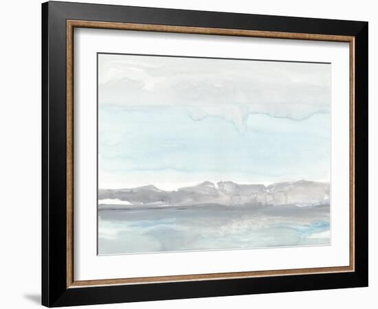 Grey Horizon-Rob Delamater-Framed Art Print