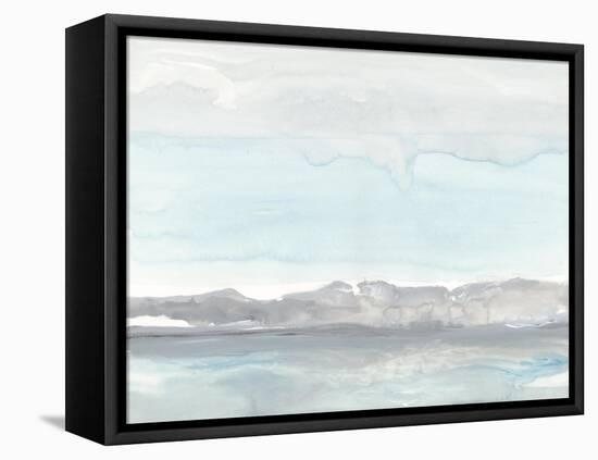 Grey Horizon-Rob Delamater-Framed Stretched Canvas