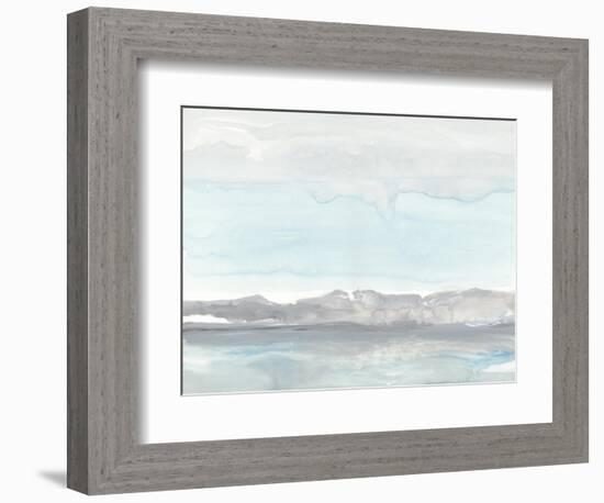 Grey Horizon-Rob Delamater-Framed Art Print