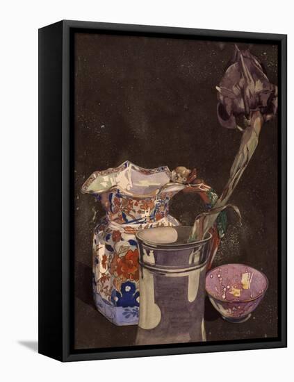 Grey Iris, 1855-Charles Rennie Mackintosh-Framed Premier Image Canvas