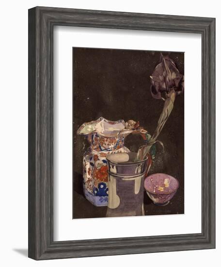 Grey Iris, 1855-Charles Rennie Mackintosh-Framed Giclee Print