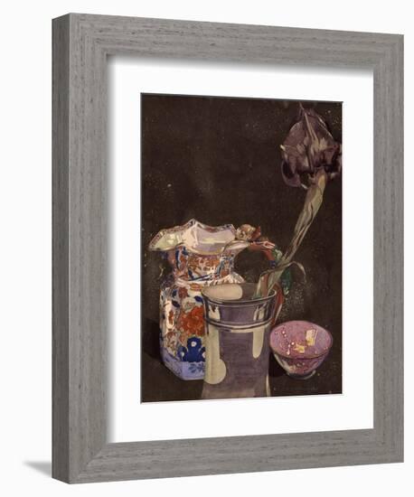 Grey Iris, 1855-Charles Rennie Mackintosh-Framed Giclee Print