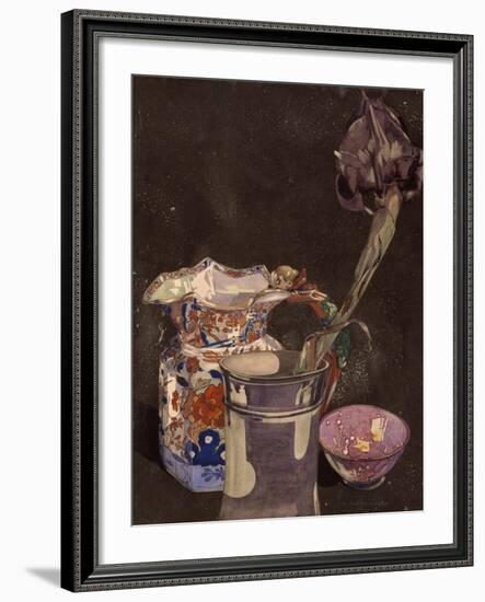 Grey Iris, 1855-Charles Rennie Mackintosh-Framed Giclee Print