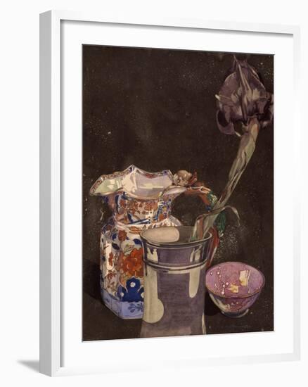 Grey Iris, 1855-Charles Rennie Mackintosh-Framed Giclee Print