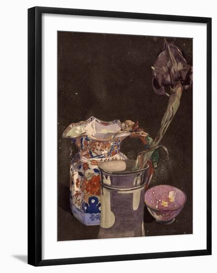 Grey Iris, 1855-Charles Rennie Mackintosh-Framed Giclee Print