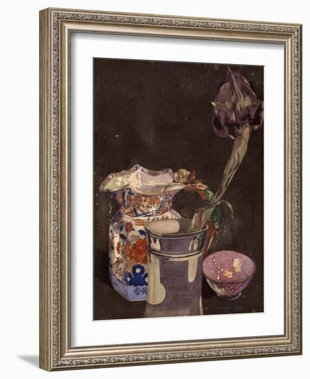 Grey Iris, 1855-Charles Rennie Mackintosh-Framed Giclee Print