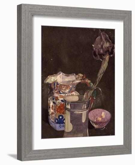 Grey Iris, 1855-Charles Rennie Mackintosh-Framed Giclee Print