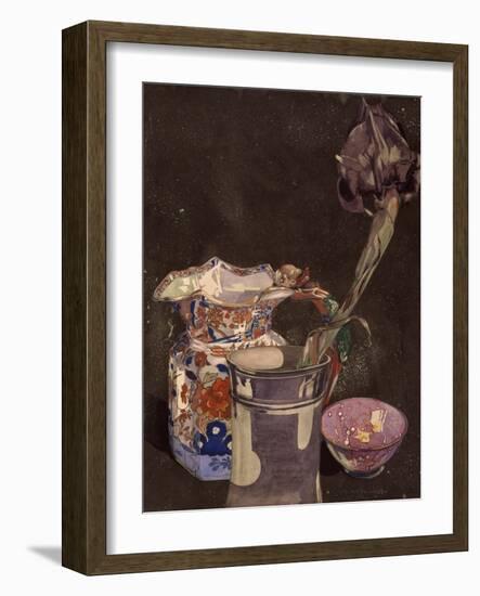 Grey Iris, 1855-Charles Rennie Mackintosh-Framed Giclee Print