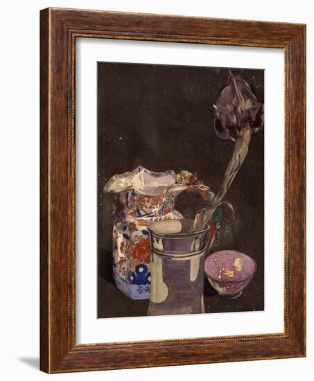 Grey Iris, 1855-Charles Rennie Mackintosh-Framed Giclee Print