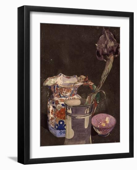 Grey Iris, 1855-Charles Rennie Mackintosh-Framed Giclee Print