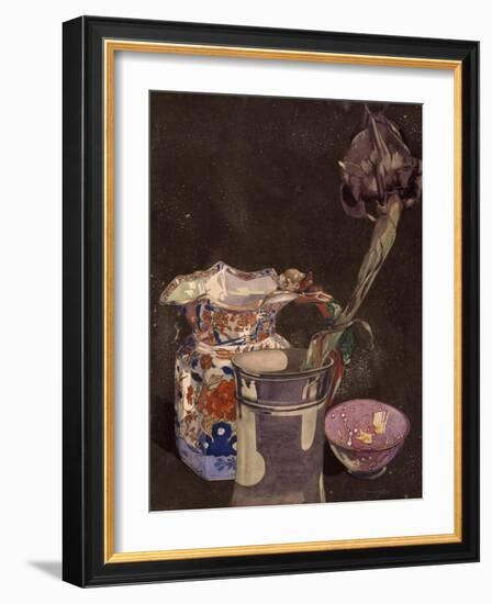 Grey Iris, 1855-Charles Rennie Mackintosh-Framed Giclee Print