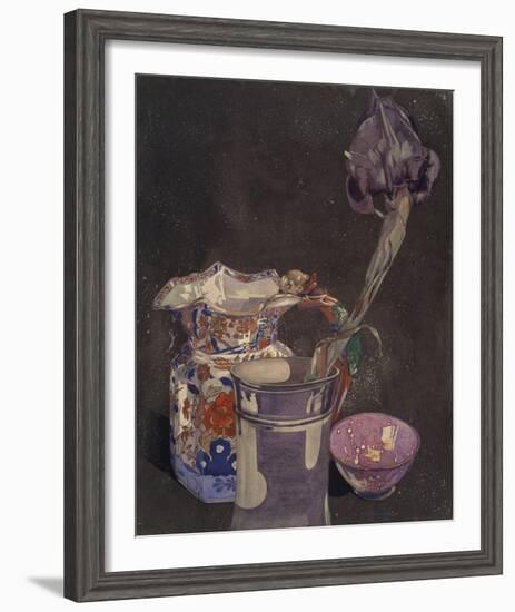 Grey Iris-Charles Rennie Mackintosh-Framed Giclee Print