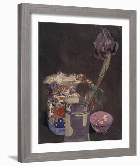 Grey Iris-Charles Rennie Mackintosh-Framed Giclee Print