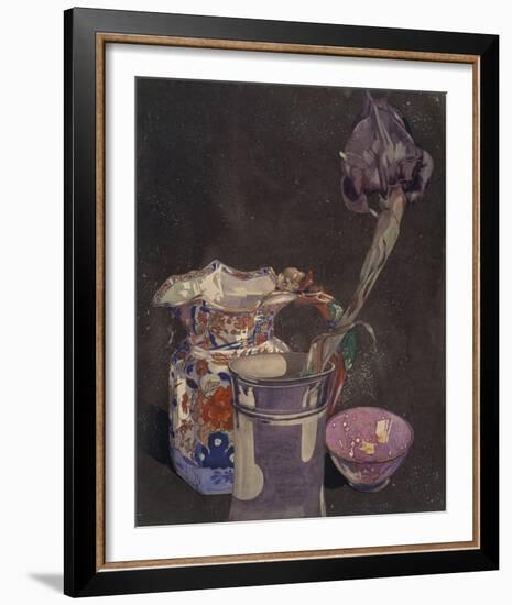 Grey Iris-Charles Rennie Mackintosh-Framed Giclee Print