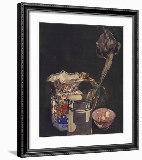 Grey Iris-Charles Rennie Mackintosh-Framed Art Print