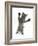 Grey Kitten, Standing, Reaching Out-Mark Taylor-Framed Photographic Print