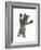 Grey Kitten, Standing, Reaching Out-Mark Taylor-Framed Photographic Print