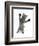 Grey Kitten, Standing, Reaching Out-Mark Taylor-Framed Photographic Print