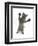 Grey Kitten, Standing, Reaching Out-Mark Taylor-Framed Photographic Print