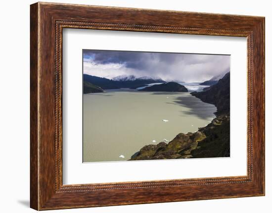 Grey Lake (Lago Grey) and Grey Glacier (Glaciar Grey), Patagonia, Chile-Matthew Williams-Ellis-Framed Photographic Print