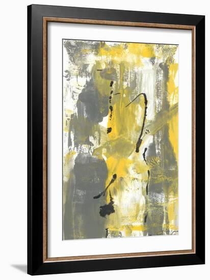 Grey Movement II-Joyce Combs-Framed Art Print