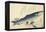 Grey Mullet, Camellia and Udo-Utagawa Hiroshige-Framed Premier Image Canvas