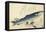 Grey Mullet, Camellia and Udo-Utagawa Hiroshige-Framed Premier Image Canvas