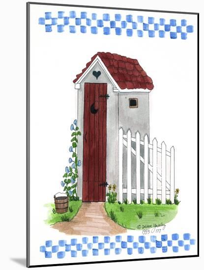 Grey Outhouse-Debbie McMaster-Mounted Giclee Print