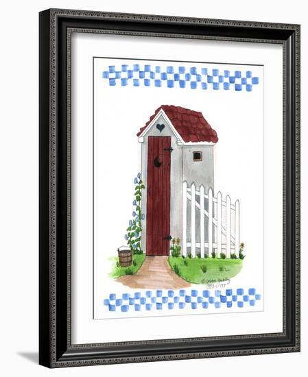 Grey Outhouse-Debbie McMaster-Framed Giclee Print