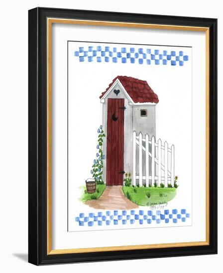 Grey Outhouse-Debbie McMaster-Framed Giclee Print