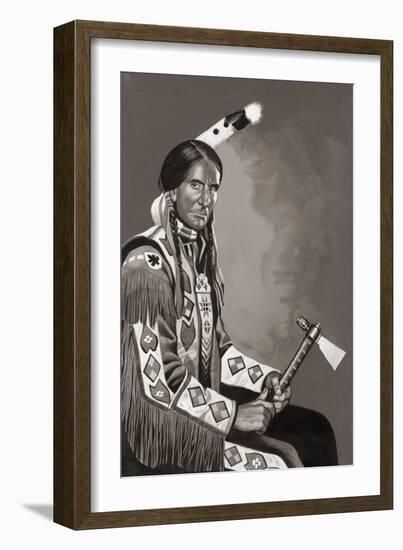 Grey Owl-Ron Embleton-Framed Giclee Print