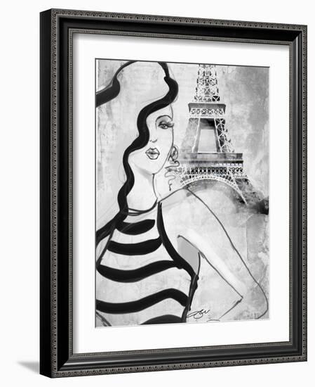 Grey Paris-Jodi Pedri-Framed Art Print