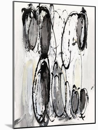 Grey Scribbles II-Jodi Fuchs-Mounted Art Print