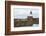 Grey seals (Halichoerus grypus) near Longstone lighthouse, Longstone Rock, Farne Islands, Northumbe-Ann and Steve Toon-Framed Photographic Print