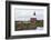 Grey seals (Halichoerus grypus) near Longstone lighthouse, Longstone Rock, Farne Islands, Northumbe-Ann and Steve Toon-Framed Photographic Print