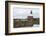 Grey seals (Halichoerus grypus) near Longstone lighthouse, Longstone Rock, Farne Islands, Northumbe-Ann and Steve Toon-Framed Photographic Print